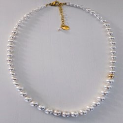 Love Pearls Halsk�de gold