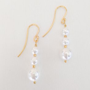 Sigrid Love Perls �reringe i guld