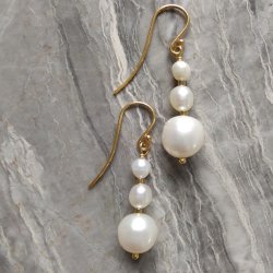 Love Pearls �reringe i guld