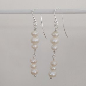 Love Pearls �reringe i s�lv