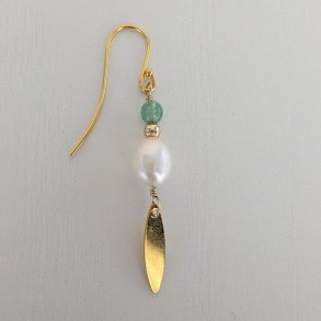 Siv �rering med Aventurin