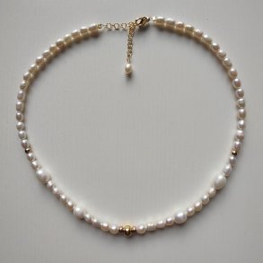 Love Pearls Halsk�de med ferskvandsperler