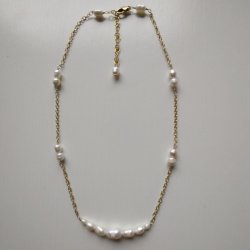 Love Pearls enkel halsk�de