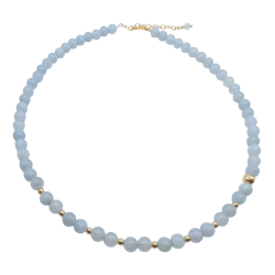 Aki - Halsk�de med Akvamarin 