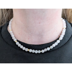 Aki - Halsk�de med Rosakvarts