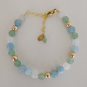 Valkyrie armb�nd i gr�n og bl�