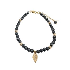 Armb�nd med guld blad - Agni