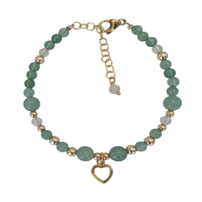 Disa Armb�nd i Aventurin og guld