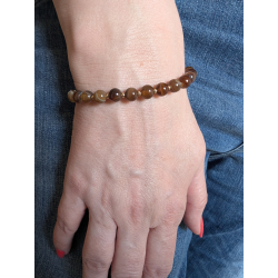 Armb�nd Kelda med brun Agat