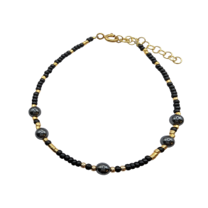 Lifa armb�nd i guld med Hemitit