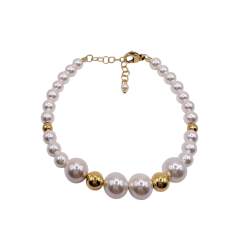 Love Pearls armb�nd med shell perler