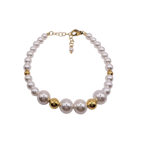 Love Pearls armb�nd med shell perler