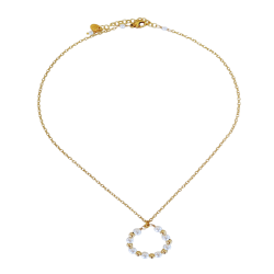 Love Pearls Halsk�de med cirkel 