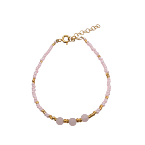 Lifa armb�nd med Rosakvarts